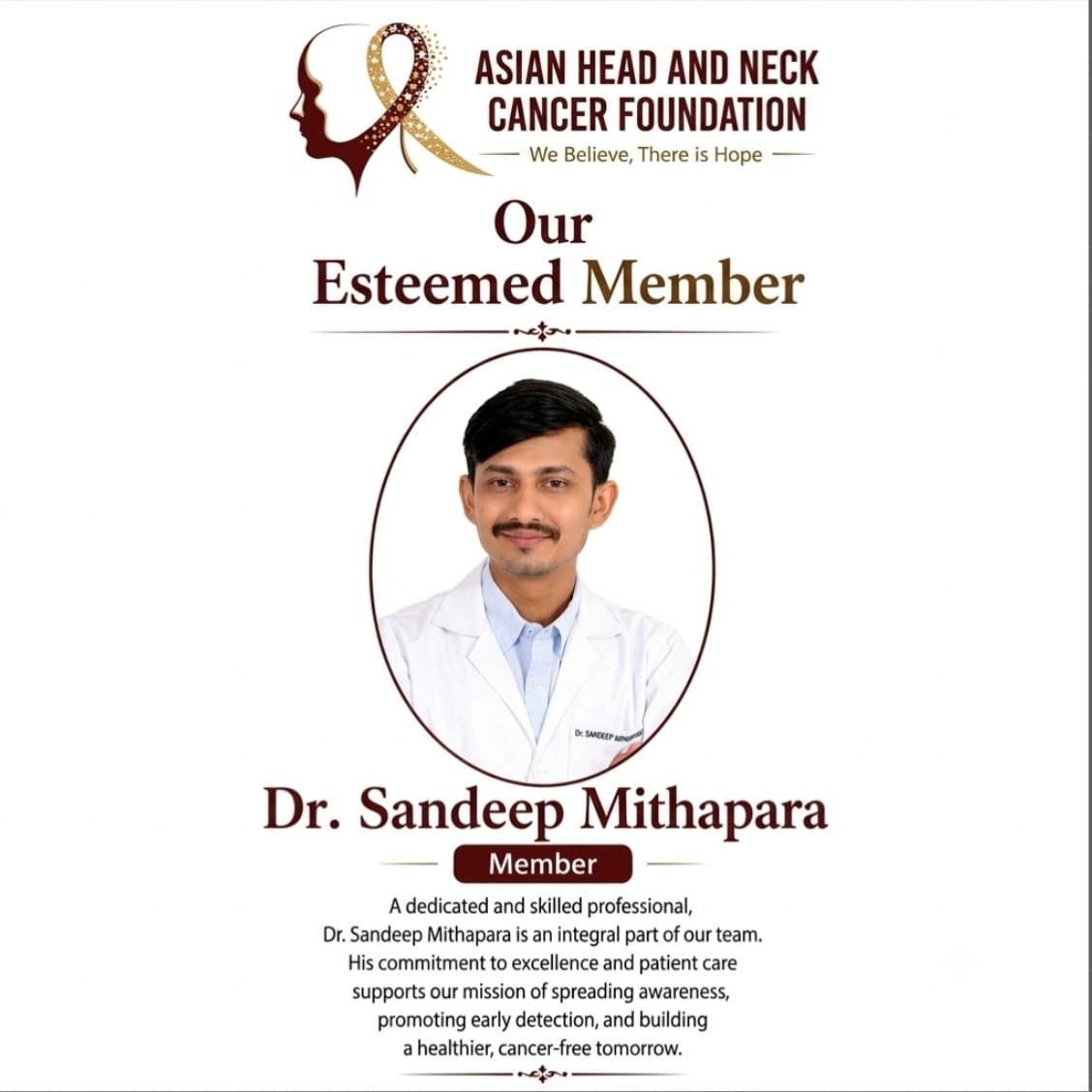 Dr. Sandeep Mithapara - Member